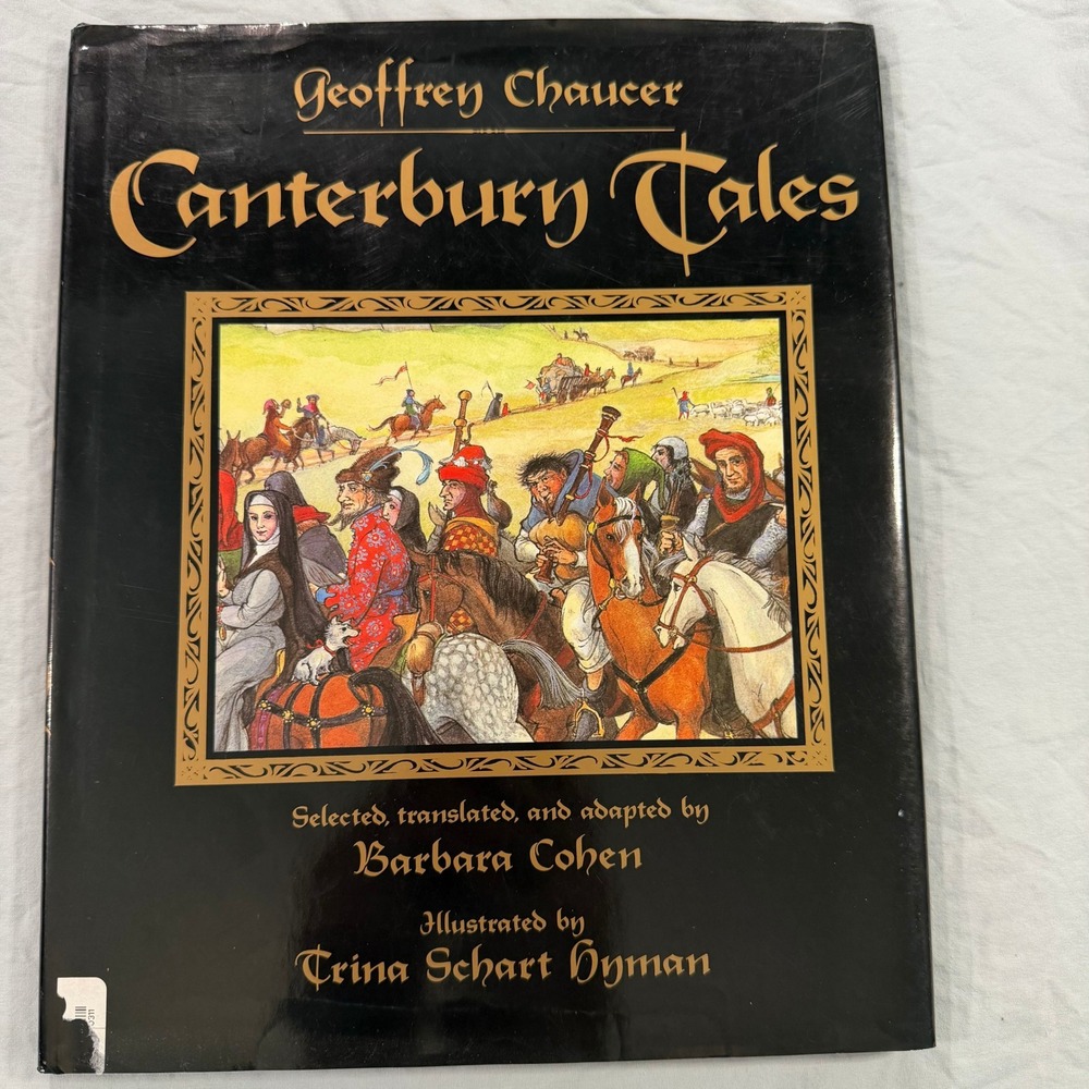 Canterbury‎ Tales Geoffrey Chaucer Barbara Cohen Hardcover 1988